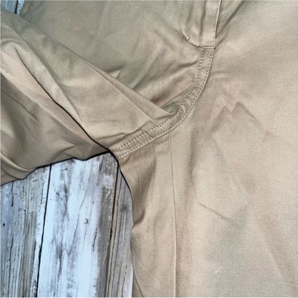 Talbots Khaki Boyfriend Pants - Picture 4 of 8